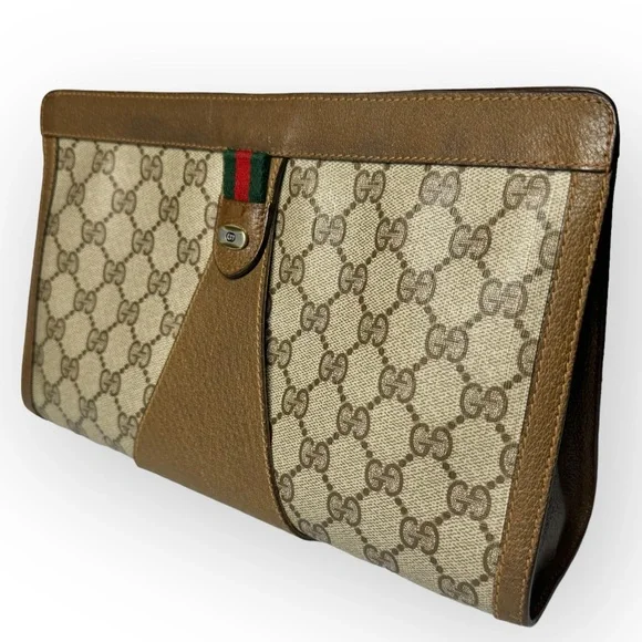 Gucci Ophidia Supreme GG Monogram Accessory Collection Clutch. - Picture 4 of 15